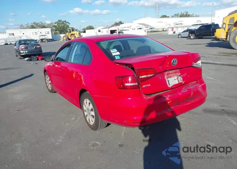 2015 Volkswagen Jetta 2.0L S из США, поврежденный, VIN 3VW2K7AJ7FM304044